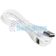 Кабель USB 2.0 HOCO X25, AM/Type-C, белый, 1м