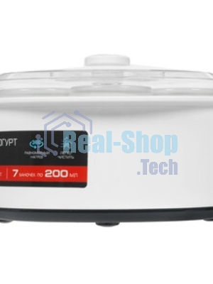 Йогуртница Centek CT-1442 15 Вт, 200 мл, емкостей - 7 шт, материал баночек - стекло, белый