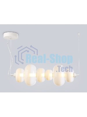 Подвесной светодиодный светильник Ambrella light LH11071 WH/FR белый/белый матовый 36W 3000K 745*230*230