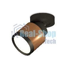 Светильник Ambrella Light XM8117001 SCF/SBK/PBK кофе песок/черный песок/черный полированный GX53 (A2229, A2106, C8117, N8113)