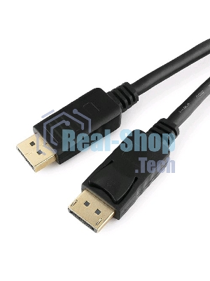 Кабель DisplayPort Gembird/Cablexpert CC-DP2-6, v1.2, 1.8м, 20M/20M, черный, экран, пакет