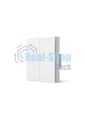 Выключатель умный Aqara Smart wall switch H1 (with neutral, double rocker) WS-EUK04