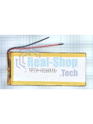 Аккумулятор Li-Pol (батарея) 3*55*130мм 3pin 3.7V/3000mAh