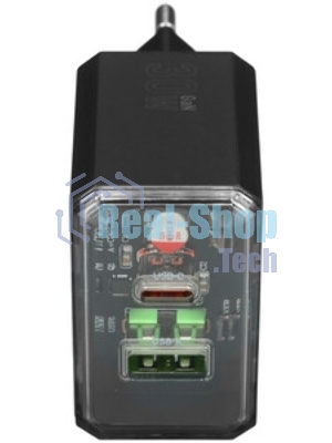 Сетевое зарядное устройство BOROFONE (6941991110641) 1USB+1Type-C 3.0A QC3.0 PD 30W, черный