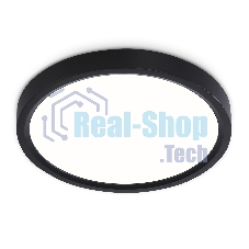 Светильник светодиодный ультратонкий Ambrella light FZ1902 BK черный IP54 13W 3000K-6500K CCT-переключатель D230*25 (Без ПДУ)
