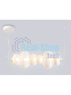 Подвесной светодиодный светильник Ambrella light LH11071 WH/FR белый/белый матовый 36W 3000K 745*230*230