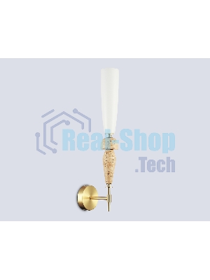 Настенный светильник Ambrella light LH75369 GD/WH золото/белый G9 max 28W 70*150*560