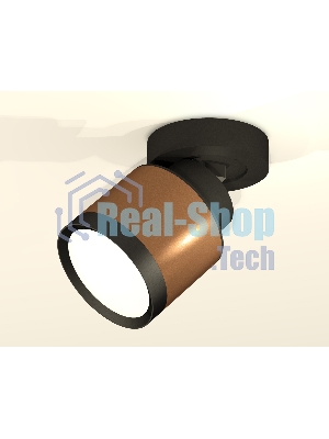 Светильник Ambrella Light XM8117001 SCF/SBK/PBK кофе песок/черный песок/черный полированный GX53 (A2229, A2106, C8117, N8113)
