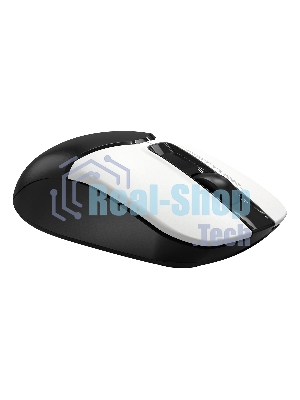 Мышь беспроводная A4Tech Fstyler FG12 белый/черный, 1200 dpi, радиоканал, USB, кнопки - 3