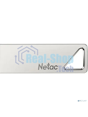 Флешка USB Netac U326 (NT03U326N-004G-20PN), 4Gb, USB 2.0, R/W 50/15, серебристый