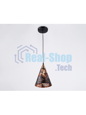 Светильник Ambrella light TR8431 BK/FGD черный/золото E27 max 40W D180*800