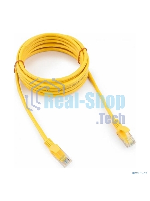 Патч-корд UTP Cablexpert cat.5e, 3м, литой, многожильный, желтый