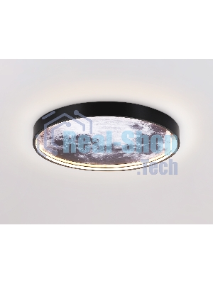 Настенно-потолочный светодиодный светильник Ambrella light FW11110 BK черный 15W LED 3000-6400K D240*38