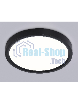 Светильник светодиодный ультратонкий Ambrella light FZ1902 BK черный IP54 13W 3000K-6500K CCT-переключатель D230*25 (Без ПДУ)