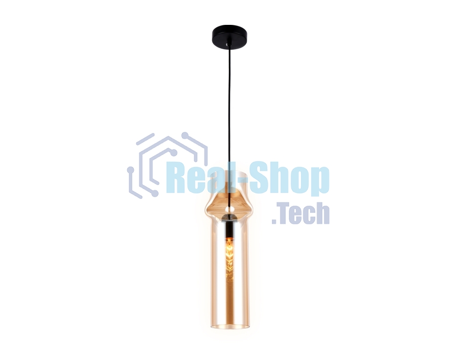 Светильник Ambrella light TR3560 BK/TI черный/янтарь E27 max 40W D130*1200