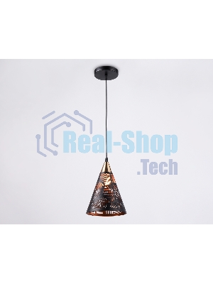 Светильник Ambrella light TR8431 BK/FGD черный/золото E27 max 40W D180*800