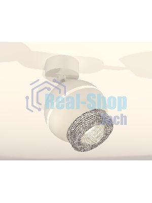 Комплект поворотного светильника Ambrella light XM1101010 SWH/CL белый песок/прозрачный MR16 GU5.3 LED 3W 4200K (A2202, C1101, N7191)