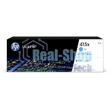 Картридж лазерный HP 415X W2031X голубой для HP HP LJ M454/MFP M479 (6000 стр.)