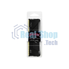 Оперативная память Kingston Fury Beast, DDR4, 32GB (1x32GB), 3200MHz, CL16, DIMM, с радиатором, RGB, черный