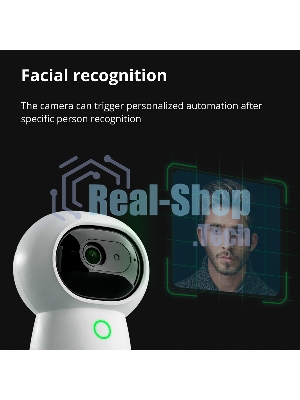 Камера AQARA Camera Hub G3/Камера+ управления/Управление жестами/Камера 360/2K 2304х1296p/Протокол связи:Zigbee/WiFi/Питание:USB-C/белый CH-H03