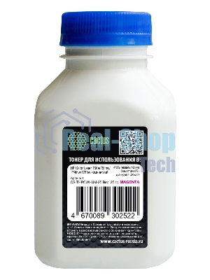 Тонер Cactus CS-THPCWHUM-25 пурпурный флакон 25гр. для принтера HP Color Laser 150a/150nw/179fnw/MFP 178nw