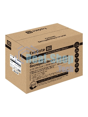 Источник бесперебойного питания ExeGate EX292611RUS SpecialPro UNB-2200.LED.AVR.1SH.2C13.RJ.USB 2200VA/1300W, LED, AVR,1*Schuko+2*C13, RJ45/11, USB, металлический корпус, черный
