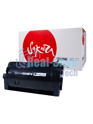 Картридж Sakura 58D0HA0 для Lexmark MS821n/MS821dn/MS822de, черный, 15000к.