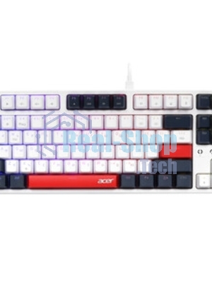 Клавиатура проводная Acer OKW305, USB, белый