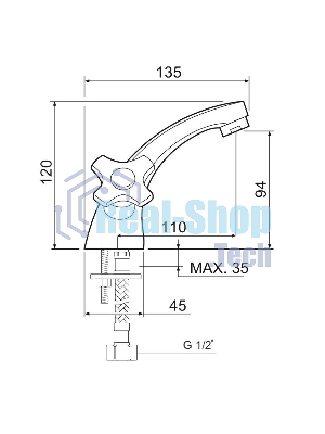 SL115-161 Смеситель для умывальника