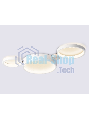 Светильник Ambrella light FL4812/3 WH белый 3000K-6400K 45W 620*290*55 (ПДУ ИК)