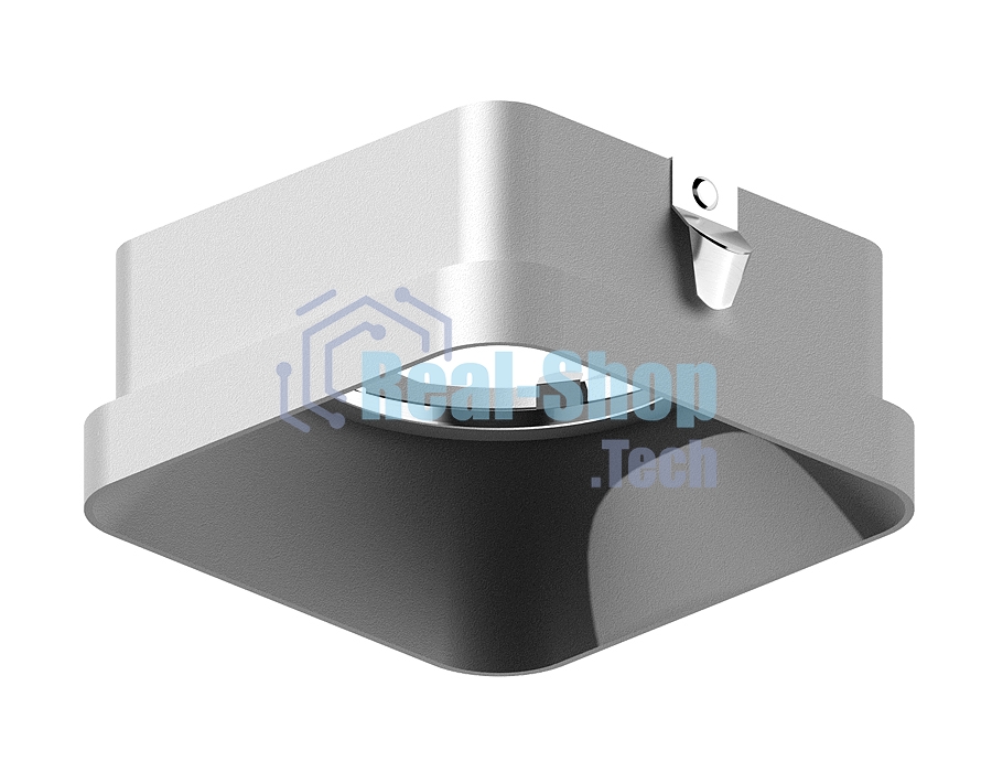 Насадка для корпуса светильника N7703 SSL серебро песок 70*70*H35mm Out10mm MR16