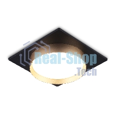 Светильник Ambrella light TN5232 BK/GD черный/золото GX53 max 12W 110*110*35