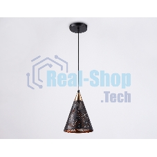 Светильник Ambrella light TR8431 BK/FGD черный/золото E27 max 40W D180*800