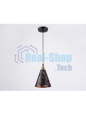 Светильник Ambrella light TR8431 BK/FGD черный/золото E27 max 40W D180*800