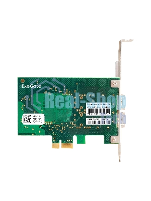Комплект: Сетевой адаптер SFP ExeGate EXE-82576-F2 + Трансивер Multi-Mode до 550м ExeGate EXT-1G-MM850-LC2-550M (EX296229RUS: PCI-E x1 v2.0, порты 2x SFP (10/100/1000Mb/s), Gigabit Server NIC Intel Chipset 82576-F2 + EX298329RUS: Tx:850/Rx:850 нм, до 550 м, разъем Duplex LC)