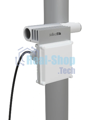 Точка доступа MikroTik CubeSA 60Pro ac (60Ghz antenna, 802.11ay wireless and 5GHz 802.11ac backup, 4 core x 716MHz CPU, 256MB RAM, 1 x Gigabit LAN port, RouterOS L4, POE, PSU) for use as an AP in Point-to-Multipoin