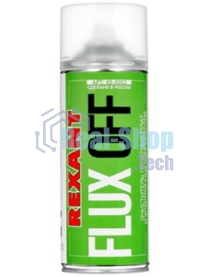 Очиститель печатных плат FLUX OFF, Rexant, 400 мл, аэрозоль