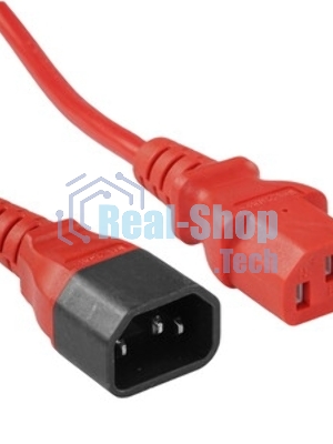 Кабель питания Cablexpert PC-189-1-1, 1.8м, C14- C19, 3x1кв.мм, черный, с заземлением