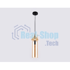 Светильник Ambrella light TR3560 BK/TI черный/янтарь E27 max 40W D130*1200
