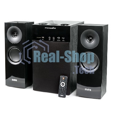 Колонки Dialog W-3000 Cherry 2.1, 60W RMS, 2 колонки+сабвуфер, дерево