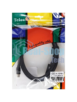 Кабель 1.4V Mini DisplayPort M <--> DisplayPort M 1,8м 4K@120HZ 8K@60HZ Telecom (TA683M-1.8M)