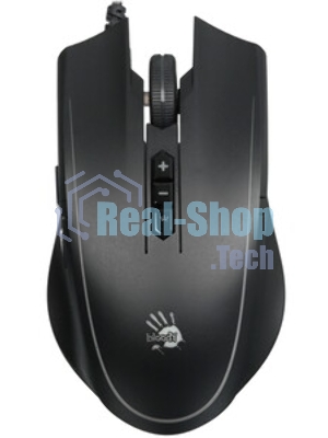 Мышь проводная A4Tech Bloody Q81 черный, 3200 dpi, USB, кнопки - 8