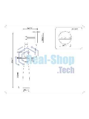 Настенный светильник Ambrella light LH75369 GD/WH золото/белый G9 max 28W 70*150*560
