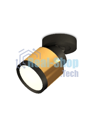Светильник Ambrella Light XM8121001 PYG/SBK/PBK золото желтое полированное/черный песок/черный полированный GX53