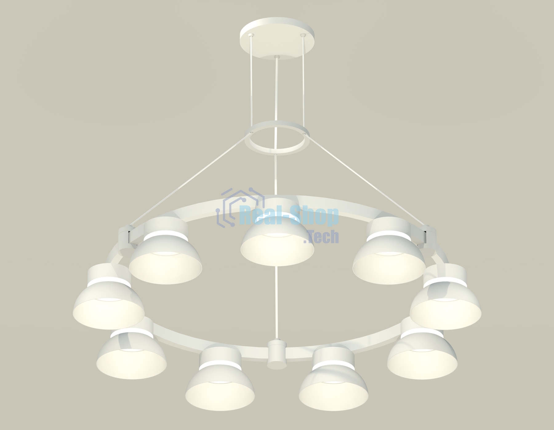 Светильник Ambrella light XR92031701/9 SWH/FR белый песок/белый матовый GX53 (A9203, C9241, N8140)