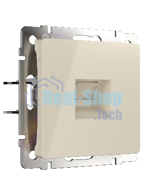 Розетка Ethernet RJ-45 (слоновая кость)