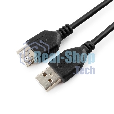 Кабель Gembird PRO USB 2.0 удлинительный 4.5м AM/AF позол.конт., фер.кол., пакет