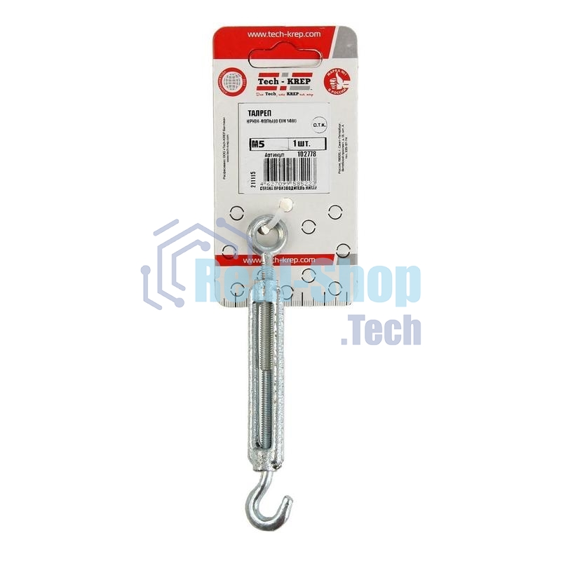 Талреп крюк-кольцо М8 DIN 1480 Tech-Krep 102779