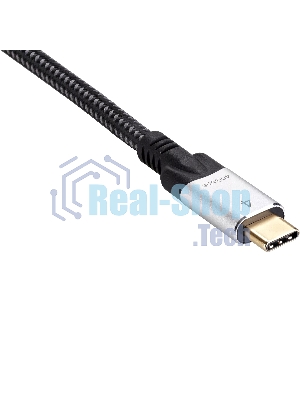 Кабель USB4 TCM--TCM, 5K@60Hz, 40Gbps, PD 240W, 5A, VCOM, 1.2м