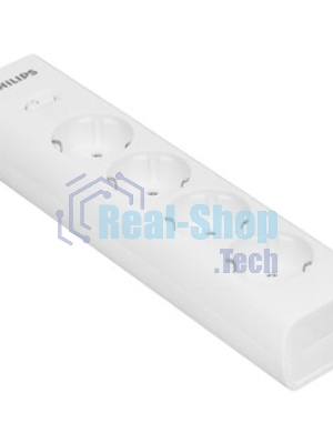 Сетевой фильтр Philips CHP2145WC/51, 5м, 4 розетки, белый